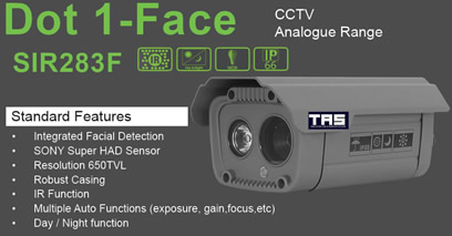 cctv dot 1 face sir283f access control
